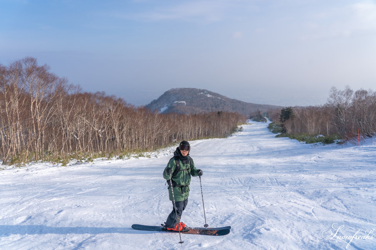 サッポロテイネ｜札幌市街を見渡す天空のゲレンデは、やはり気分最高！中西太洋さんと今季最初のフォトセッション(^^)/